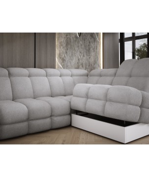 Narożnik TOLLO XL Prawostronny Elektryczna regulacja Tkanina ANTHOLOGY 17 WERSAL