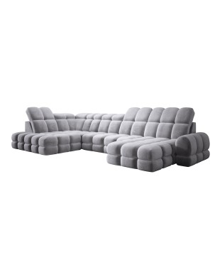 Narożnik TOLLO XL Lewostronny Elektryczna regulacja Tkanina SALVADOR 14 WERSAL