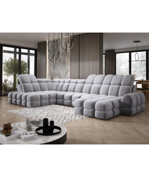 Narożnik TOLLO XL Lewostronny Elektryczna regulacja Tkanina SALVADOR 14 WERSAL