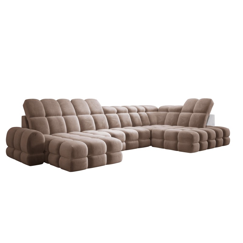 Narożnik TOLLO XL Prawostronny Elektryczna regulacja Tkanina SALVADOR 03 WERSAL