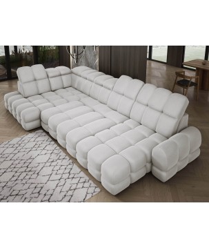 Narożnik TOLLO XL Lewostronny Elektryczna regulacja Tkanina SOLAR 03 WERSAL