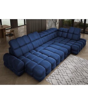 Narożnik TOLLO XL Prawostronny Elektryczna regulacja Tkanina SOLAR 79 WERSAL