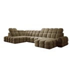 Narożnik TOLLO XL Lewostronny Elektryczna regulacja Tkanina SALVADOR 10 WERSAL