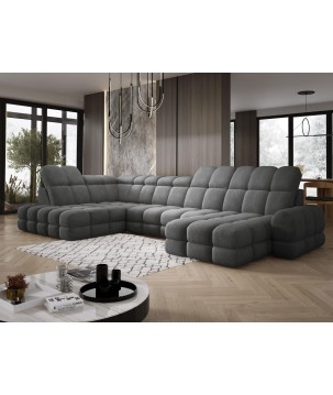 Narożnik TOLLO XL Lewostronny Elektryczna regulacja Tkanina ANTHOLOGY 18 WERSAL