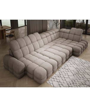 Narożnik TOLLO XL Prawostronny Elektryczna regulacja Tkanina ANTHOLOGY 06 WERSAL