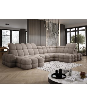 Narożnik TOLLO XL Prawostronny Elektryczna regulacja Tkanina ANTHOLOGY 06 WERSAL