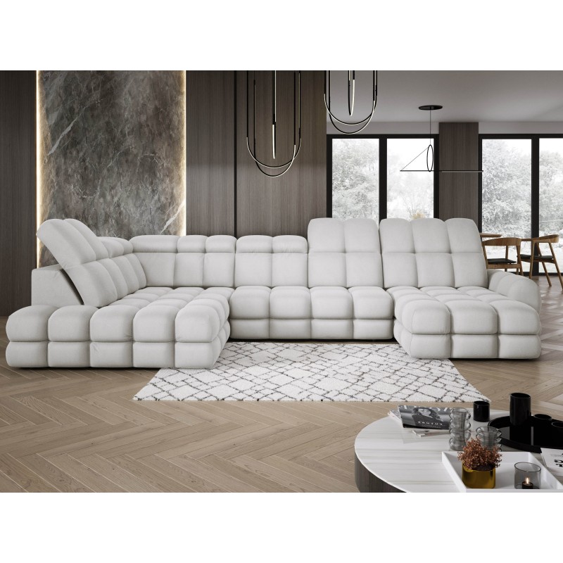 Narożnik TOLLO XL Lewostronny Elektryczna regulacja Tkanina SOLAR 03 WERSAL