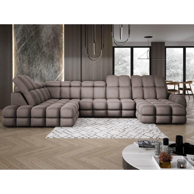 Narożnik TOLLO XL Lewostronny Elektryczna regulacja Tkanina SOLAR 28 WERSAL