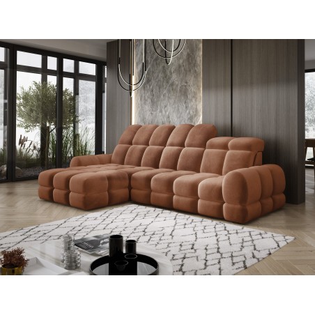 Narożnik TOLLO MINI S Lewostronny Elektryczna regulacja Salvador 08 WERSAL