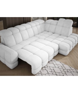 Narożnik TOLLO L Prawostronny Elektryczna regulacja Bubble 01 WERSAL