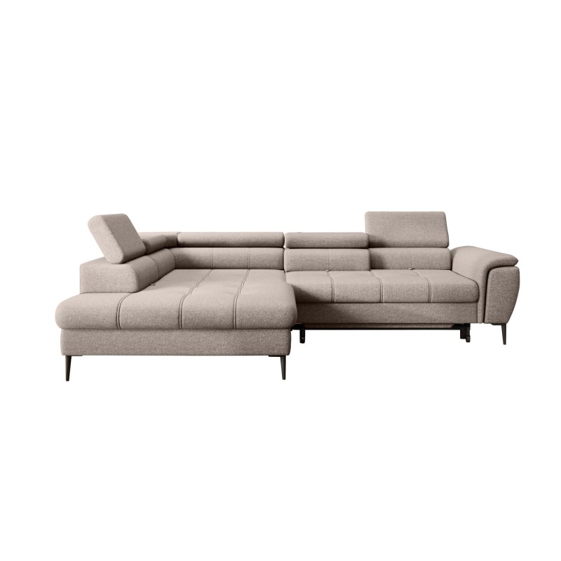 Narożnik DENVER L Lewostronny z funkcją spania Lewostronny w ktaninie SERENO 682 WERSAL