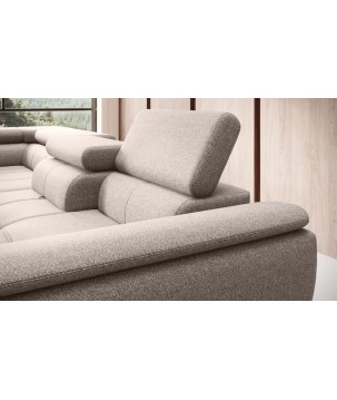 Narożnik DENVER L Lewostronny z funkcją spania Lewostronny w ktaninie SERENO 682 WERSAL