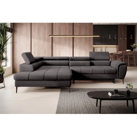 Narożnik DENVER L Lewostronny z funkcją spania Lewostronny w ktaninie SERENO 686 WERSAL