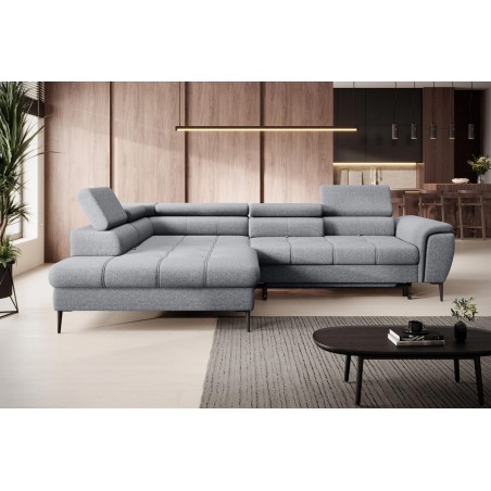 Narożnik DENVER L Lewostronny z funkcją spania Lewostronny w ktaninie SERENO 693 WERSAL