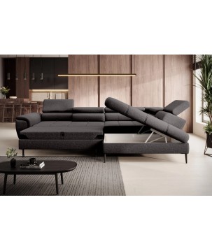 Narożnik DENVER L Prawostronny z funkcją spania Prawostronny w ktaninie SERENO 686 WERSAL