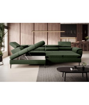 Narożnik DENVER L Lewostronny z funkcją spania Lewostronny w ktaninie SERENO 690 WERSAL