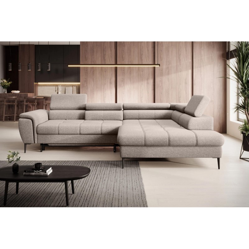 Narożnik DENVER L Prawostronny z funkcją spania Prawostronny w ktaninie SERENO 682 WERSAL