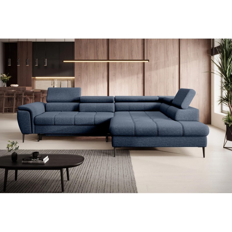 Narożnik DENVER L Prawostronny z funkcją spania Prawostronny w ktaninie SERENO 691 WERSAL