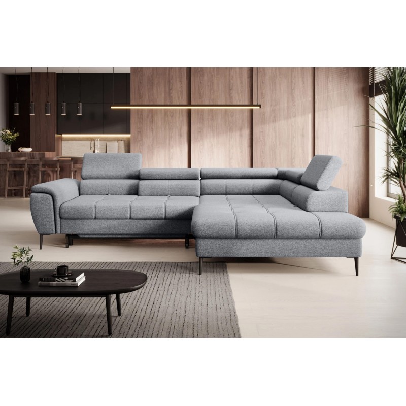 Narożnik DENVER L Prawostronny z funkcją spania Prawostronny w ktaninie SERENO 693 WERSAL