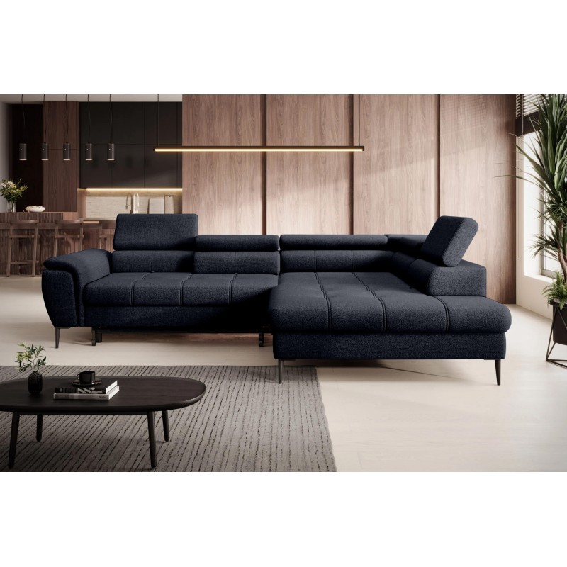 Narożnik DENVER L Prawostronny z funkcją spania Prawostronny w ktaninie SERENO 696 WERSAL