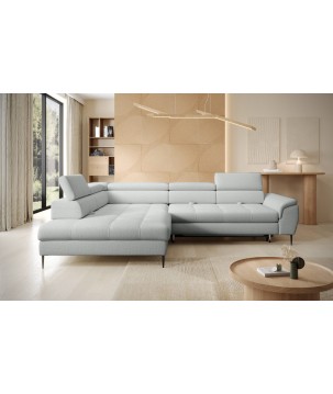 Narożnik EMPOLI L Lewostronny z funkcją spania Lewostronny w ktaninie ARAGON 80 WERSAL