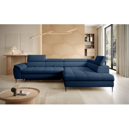 Narożnik EMPOLI L Prawostronny z funkcją spania Prawostronny w ktaninie ARAGON 79 WERSAL