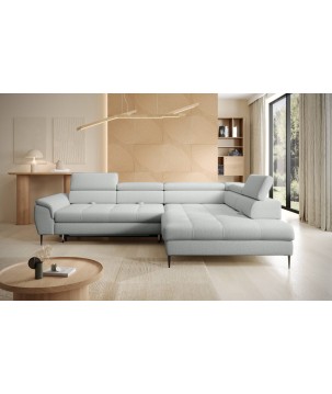 Narożnik EMPOLI L Prawostronny z funkcją spania Prawostronny w ktaninie ARAGON 80 WERSAL