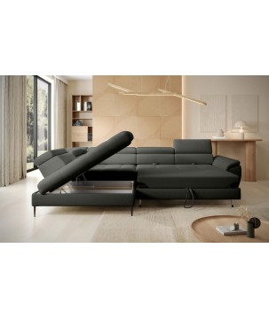 Narożnik EMPOLI L Lewostronny z funkcją spania Lewostronny w ktaninie ARAGON 97 WERSAL