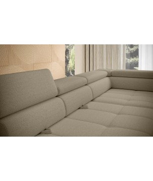 Narożnik EMPOLI L Prawostronny z funkcją spania Prawostronny w ktaninie ARAGON 20 WERSAL