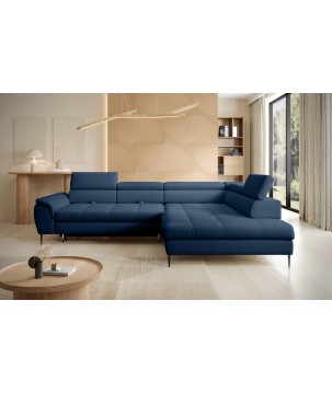 Narożnik EMPOLI L Prawostronny z funkcją spania Prawostronny w ktaninie ARAGON 79 WERSAL