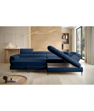 Narożnik EMPOLI L Prawostronny z funkcją spania Prawostronny w ktaninie ARAGON 79 WERSAL