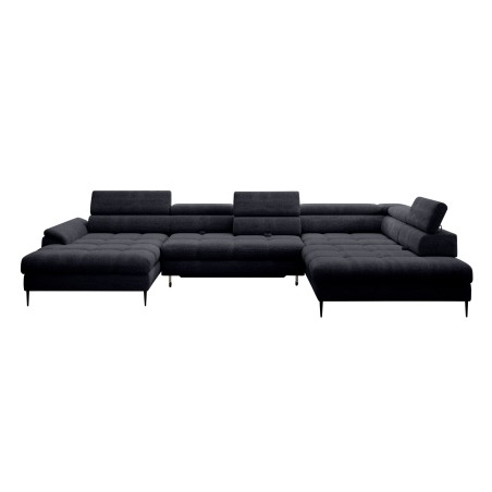 Narożnik EMPOLI XL w układzie U Lewostronny z funkcją spania Lewostronny w ktaninie AUSTIN 20 WERSAL