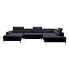 Narożnik EMPOLI XL w układzie U Lewostronny z funkcją spania Lewostronny w ktaninie AUSTIN 20 WERSAL