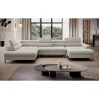 Narożnik EMPOLI XL w układzie U Lewostronny z funkcją spania Lewostronny w ktaninie AUSTIN 03 WERSAL