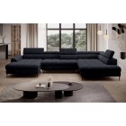 Narożnik EMPOLI XL w układzie U Lewostronny z funkcją spania Lewostronny w ktaninie AUSTIN 20 WERSAL