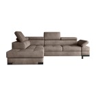 Narożnik EMPORIO L Lewostronny z funkcją spania Lewostronny w ktaninie SERENO 684 WERSAL