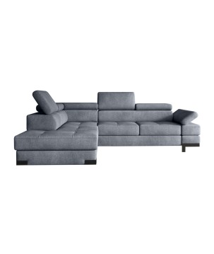 Narożnik EMPORIO L Lewostronny z funkcją spania Lewostronny w ktaninie SERENO 694 WERSAL