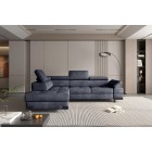 Narożnik EMPORIO L Lewostronny z funkcją spania Lewostronny w ktaninie SERENO 695 WERSAL