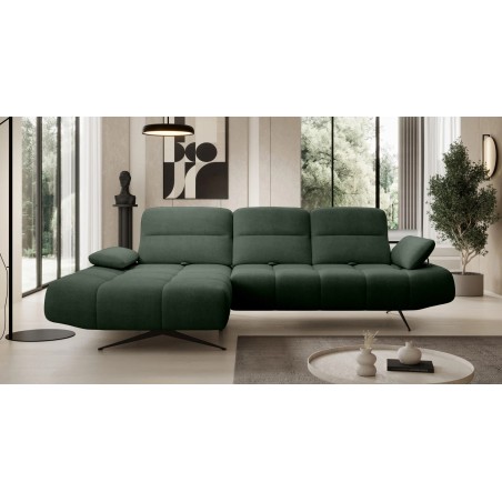 Narożnik FALCAO S układ L Lewostronny z funkcją RELAX w ktaninie AURORA 11 WERSAL