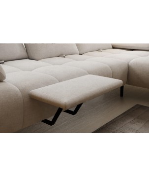 Narożnik FALCAO S układ L Prawostronny z funkcją RELAX w ktaninie AURORA 02 WERSAL