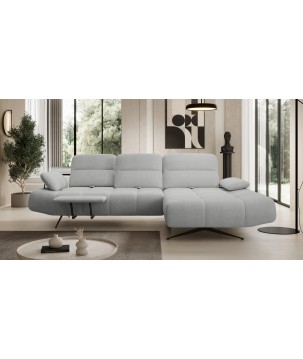 Narożnik FALCAO S układ L Prawostronny z funkcją RELAX w ktaninie AURORA 04 WERSAL