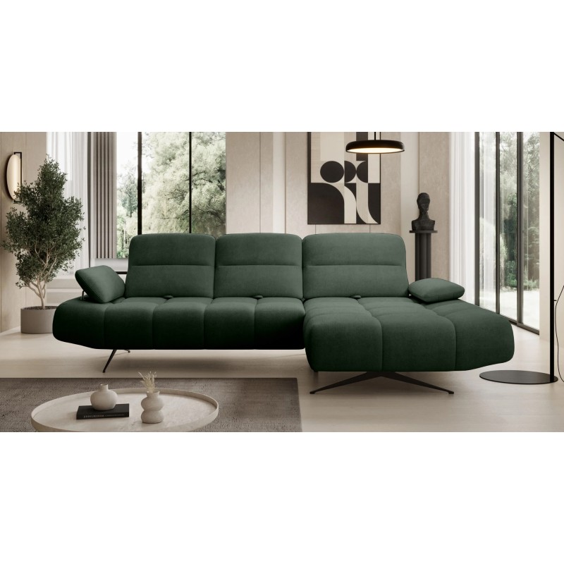 Narożnik FALCAO S układ L Prawostronny z funkcją RELAX w ktaninie AURORA 11 WERSAL