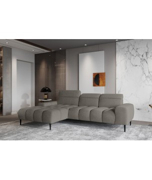 Narożnik GIANO S układ L Lewostronny z elektryczną regulacją siedziska w ktaninie AUSTIN 04 WERSAL