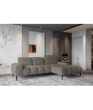 Narożnik GIANO S układ L Prawostronny z elektryczną regulacją siedziska w ktaninie AUSTIN 04 WERSAL