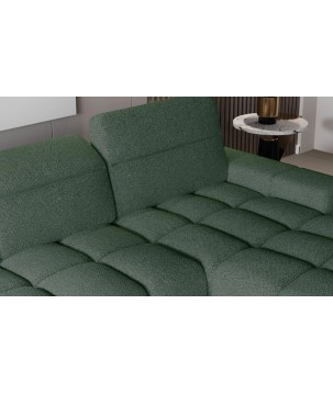 Narożnik GIANO S układ L Lewostronny z elektryczną regulacją siedziska w ktaninie AUSTIN 13 WERSAL