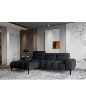 Narożnik GIANO S układ L Lewostronny z elektryczną regulacją siedziska w ktaninie AUSTIN 21 WERSAL