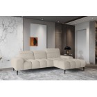 Narożnik GIANO S układ L Prawostronny z elektryczną regulacją siedziska w ktaninie AUSTIN 02 WERSAL