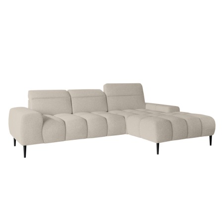 Narożnik GIANO S układ L Prawostronny z elektryczną regulacją siedziska w ktaninie AUSTIN 02 WERSAL