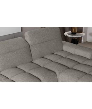 Narożnik GIANO S układ L Prawostronny z elektryczną regulacją siedziska w ktaninie AUSTIN 04 WERSAL