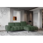 Narożnik GIANO S układ L Prawostronny z elektryczną regulacją siedziska w ktaninie AUSTIN 13 WERSAL